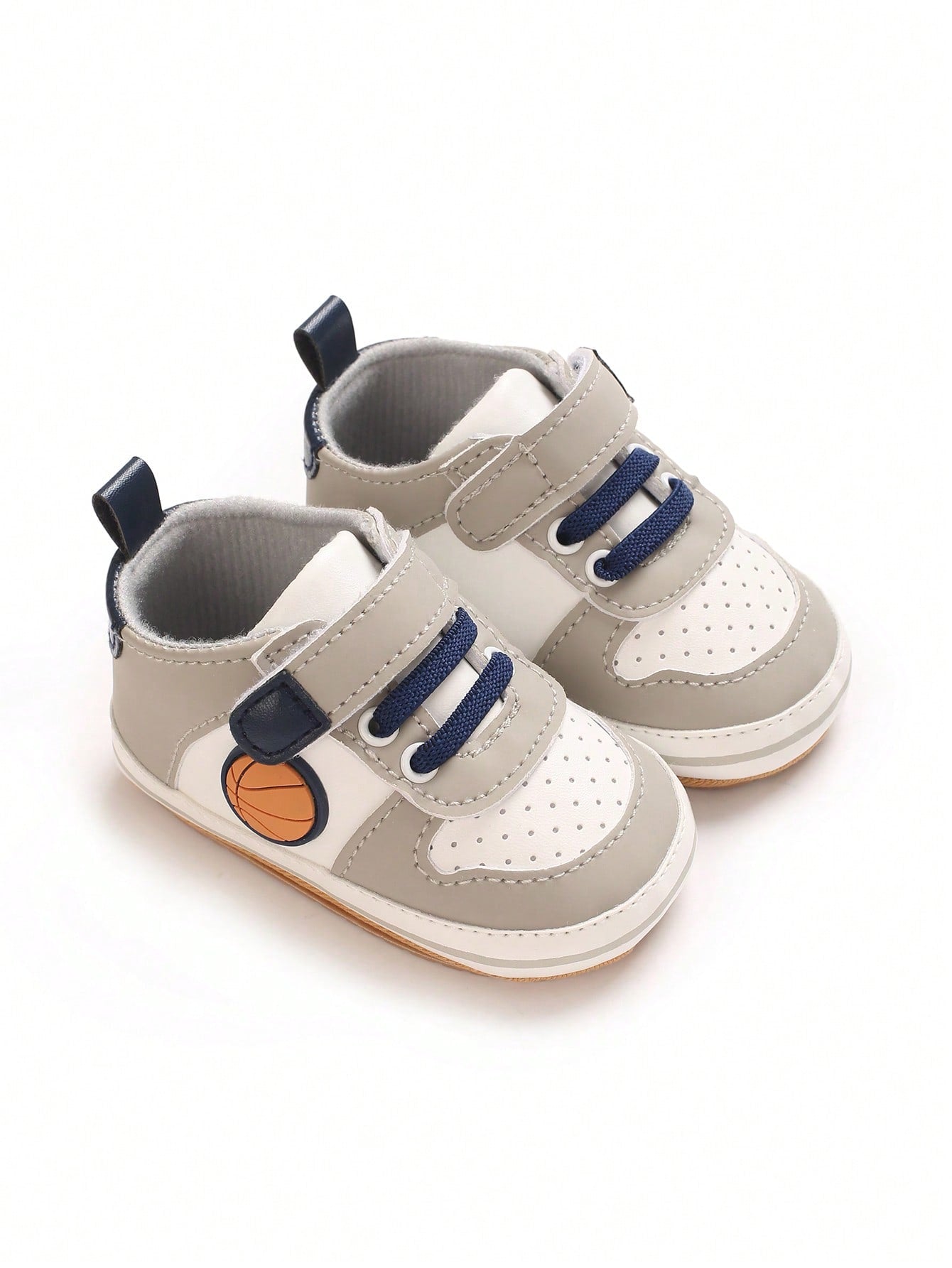 0-1 Year Old Infant Boy Fashion Sports Shoes, Newborn Toddler Soft Sole Anti-Slip Walking Shoes