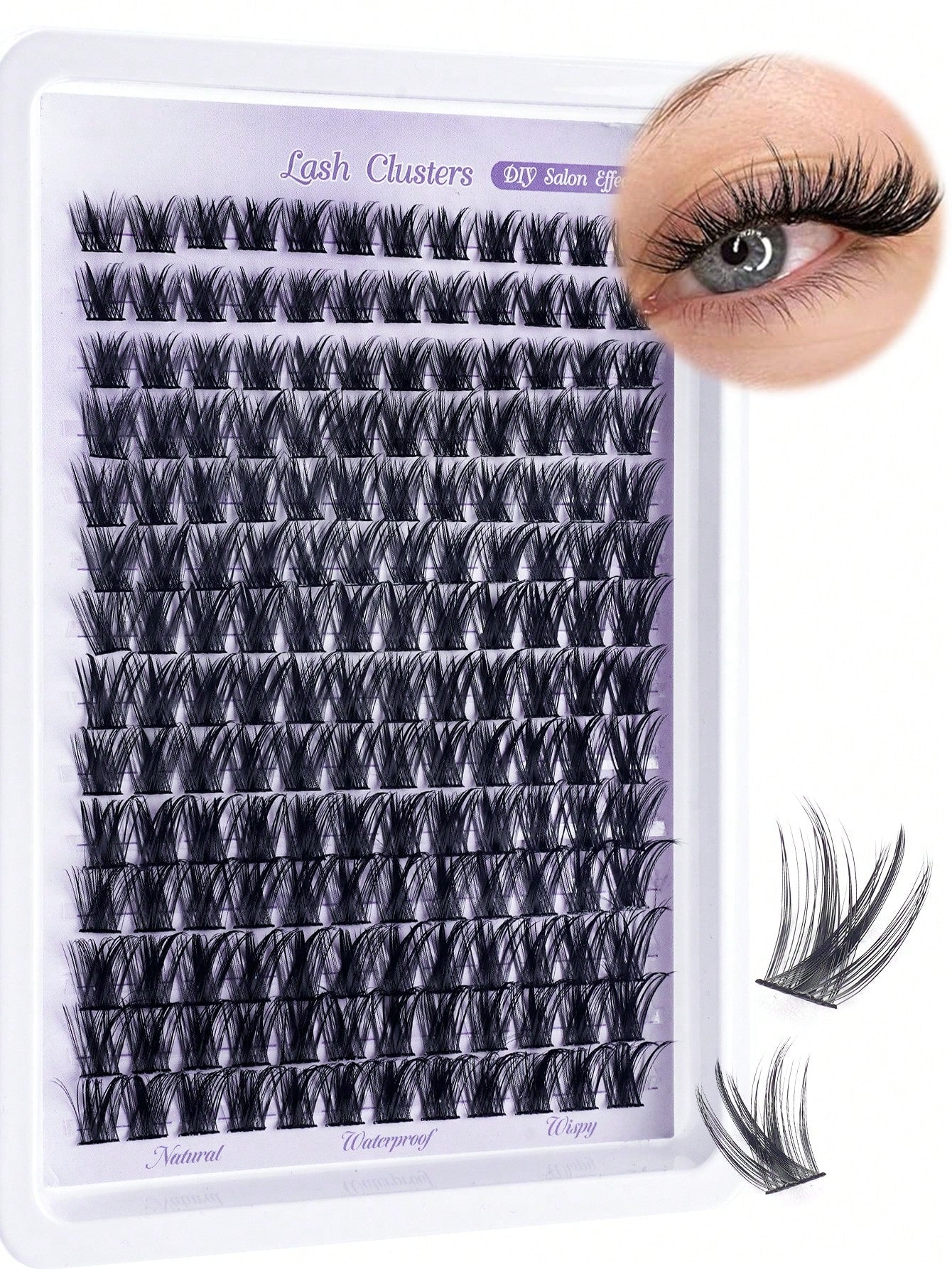 14 Rows/168 Bundles Waterproof Mink Fur False Eyelashes, Natural Soft And Curly. 10-12mm Mixed 0.07mm C/D Curl False Eyelashes. Lightweight DIY False Eyelashes, Suitable For Various Looks From Natural