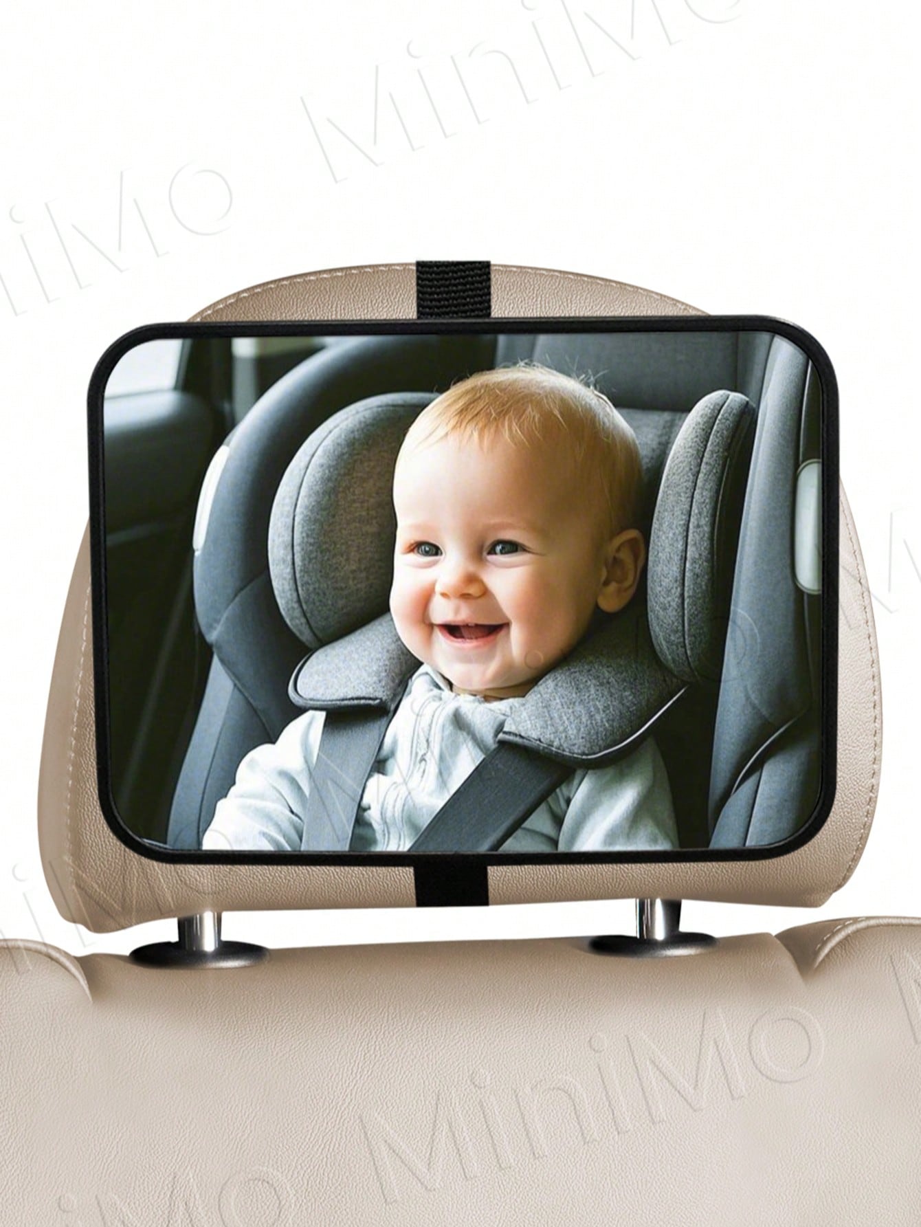 1PC Baby Car Mirror Acrylic Shatterproof Unbreakable Rear View For Rear Facing Infant With Wide Larger Crystal Clear View