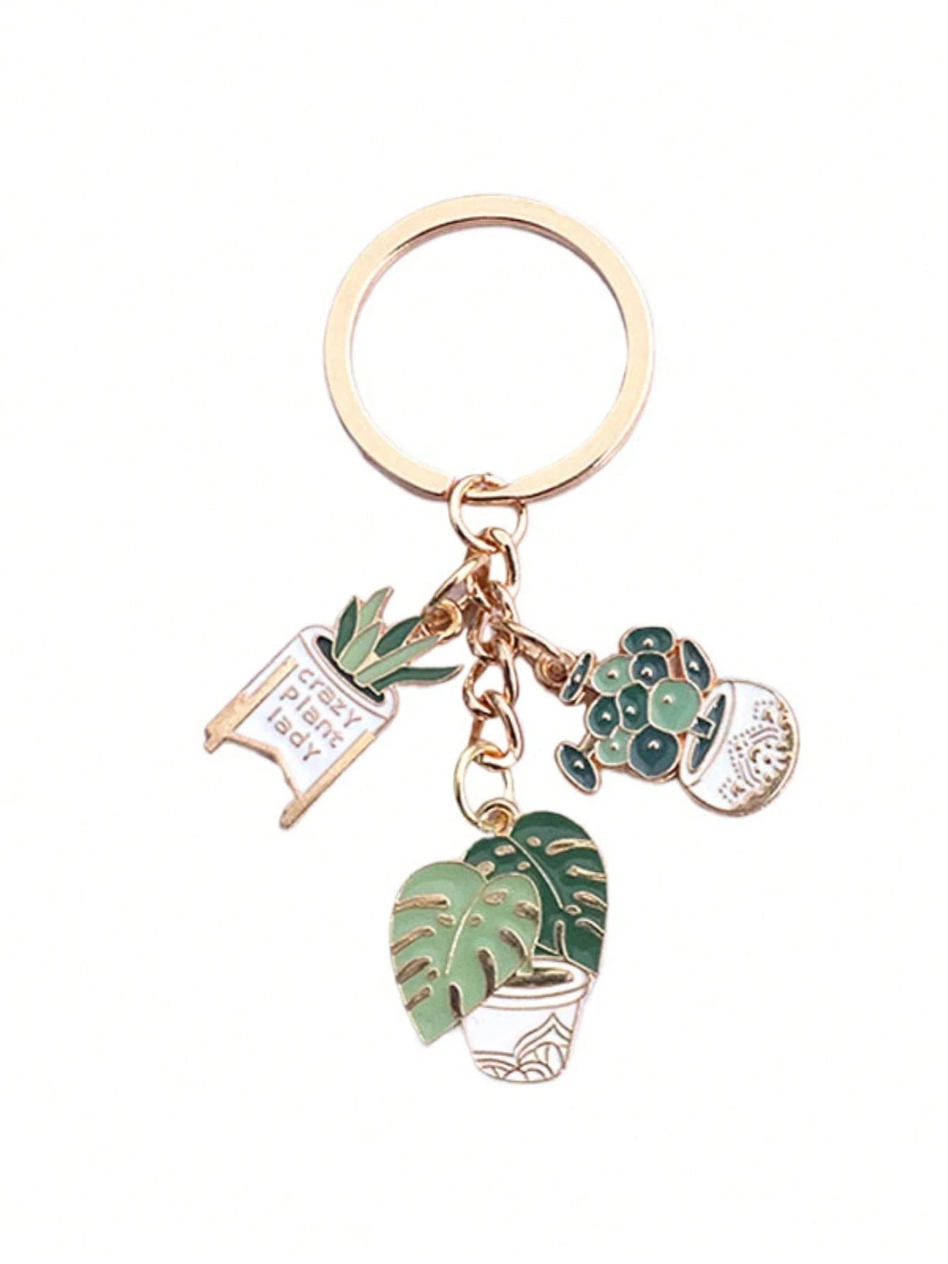 1pc Unisex Cute Doodle Painting Landscape Camping Van Pendant Key Chain Bag Charm Y2K