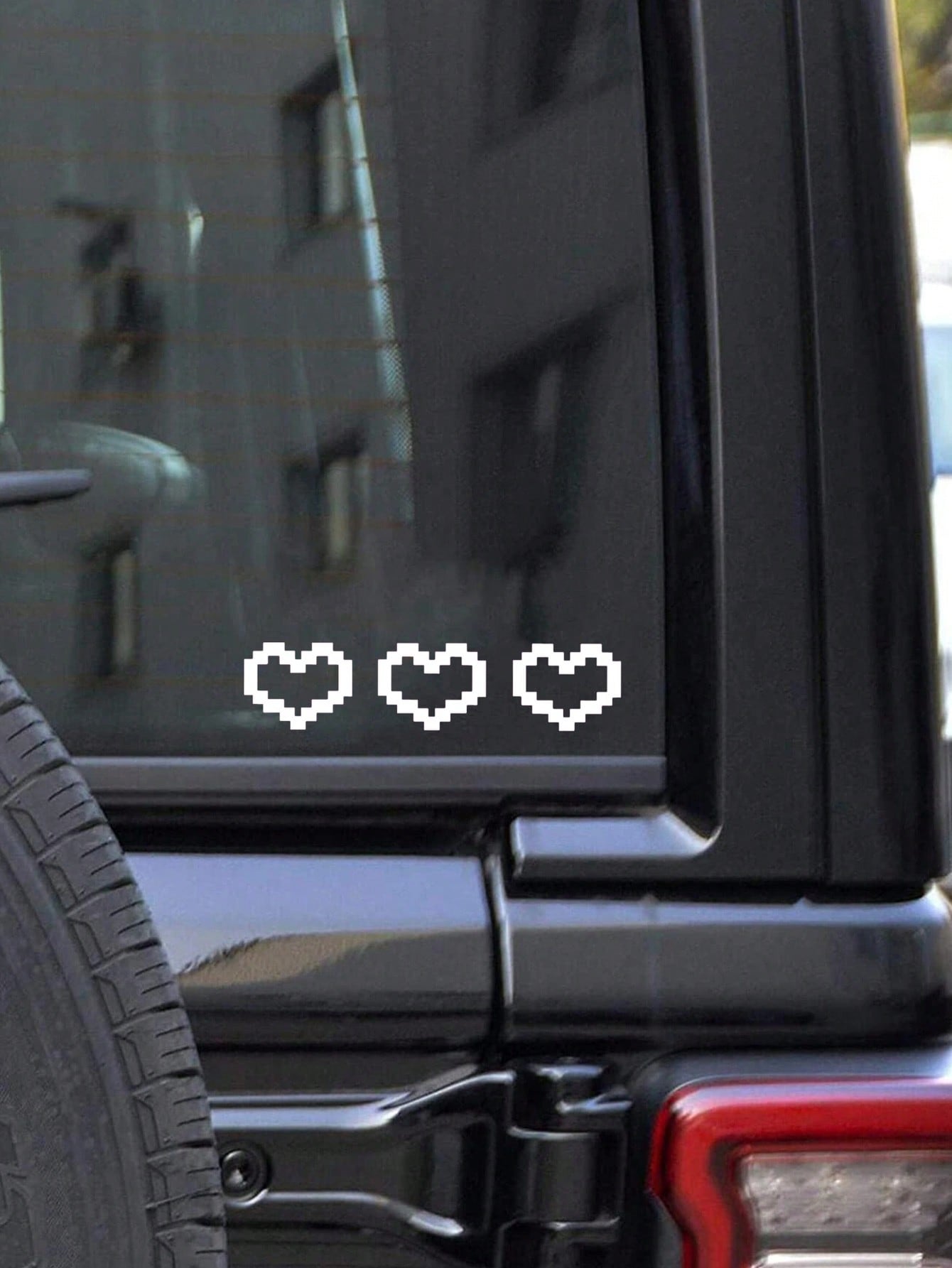 1sheet Heart Pattern Car Sticker
