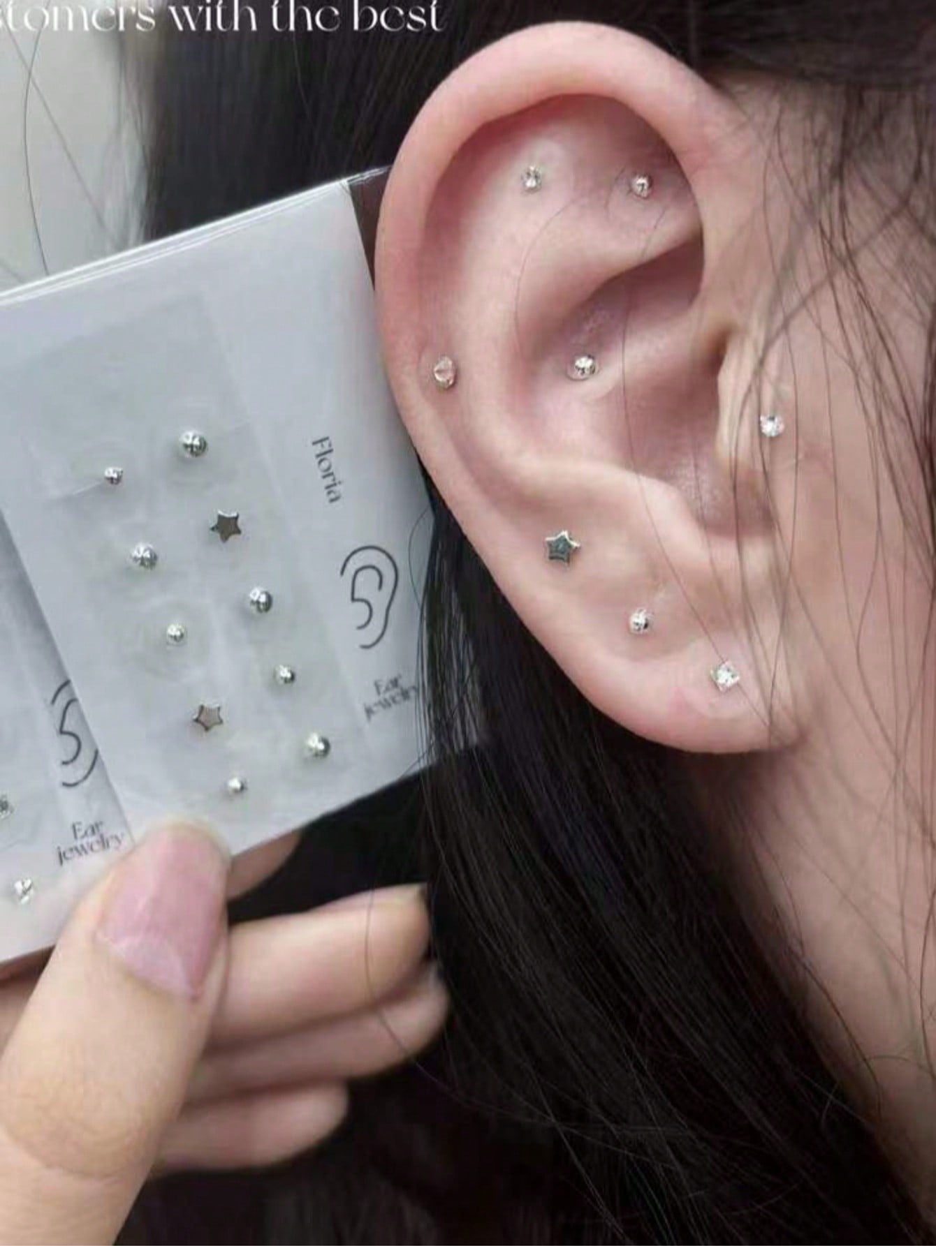 20pcs Disposable Ear Acupressure Patches, Ear Acupuncture Therapy Massage Ear Point Stickers