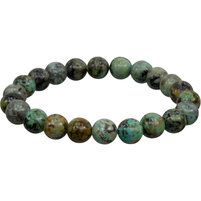 African Turquoise Bracelet 8mm