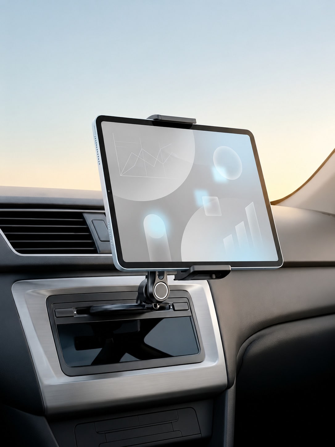 Car CD Slot Phone & Tablet Holder, 360° Rotating Adjustable Multi-Joint Arm Phone Mount, Universal Stable CD Player Slot Installation Base, Suitable For Smartphones, Mini Tablets Car Navigation Access