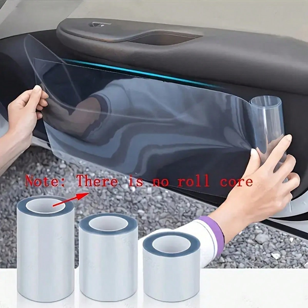 Car Sill Anti-Collision Sticker (Transparent), Door Side Trunk Anti-Stampede Invisible Decoration, Paint Anti-Scratch Protection Device, Suitable For Most Cars, Auto Parts