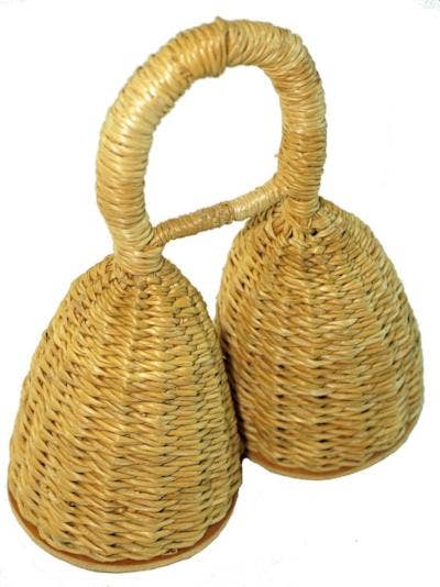 Caxixi Double Shaker Lrg Natural Instrument