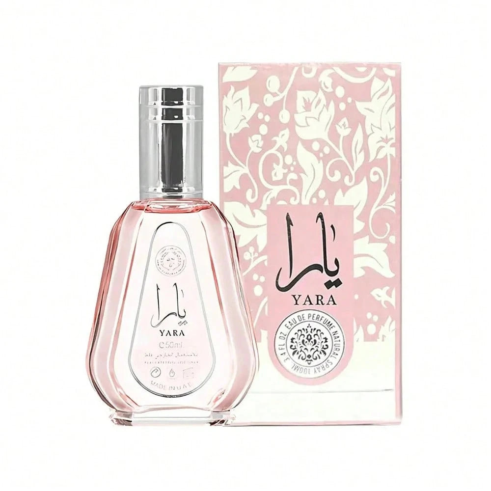 Choco Musk 1.65 Fl Oz & Yara 1.7 Fl Oz EDP Perfume Sprays (Bundle), Fragrance, Perfume, Unisex, Long Lasting, Parfum, Scent, Notes, Signature, Luxury, Gift, Collection, Classic, Set, Original, Eau De