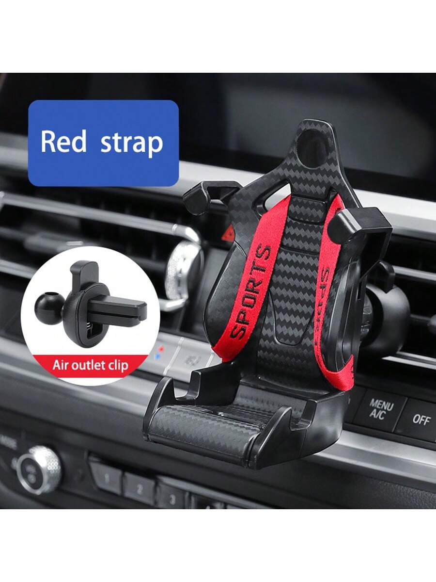 Creative Racing Seat Style Car Phone Holder, Universal Car Air Vent Mount Phone Stand