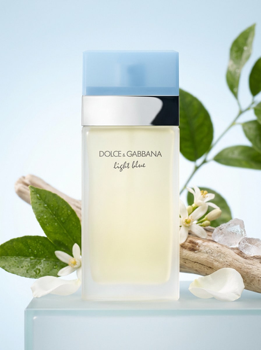 Dolce & Gabbana Light Blue Eau De Toilette Spray For Women EDT Mini 0.15oz/4.5ml,0.84oz/25ml,1.6oz/50ml,1.7oz/50ml,1oz/30ml,3.4oz/100ml,6.7oz/200ml- Perfume For Long Lasting Suitable For Birthday, Of