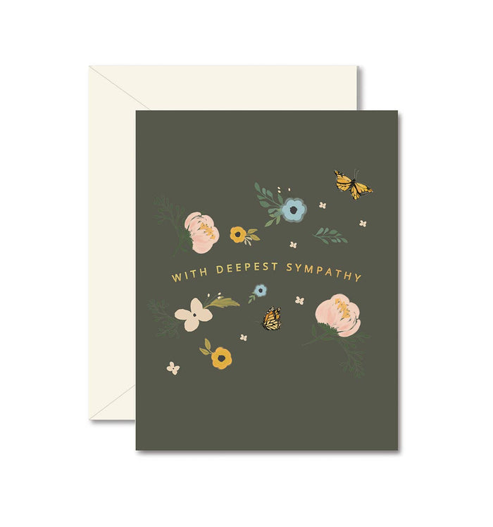 Ginger P. Designs - With Deepest Sympathy Greeting Card