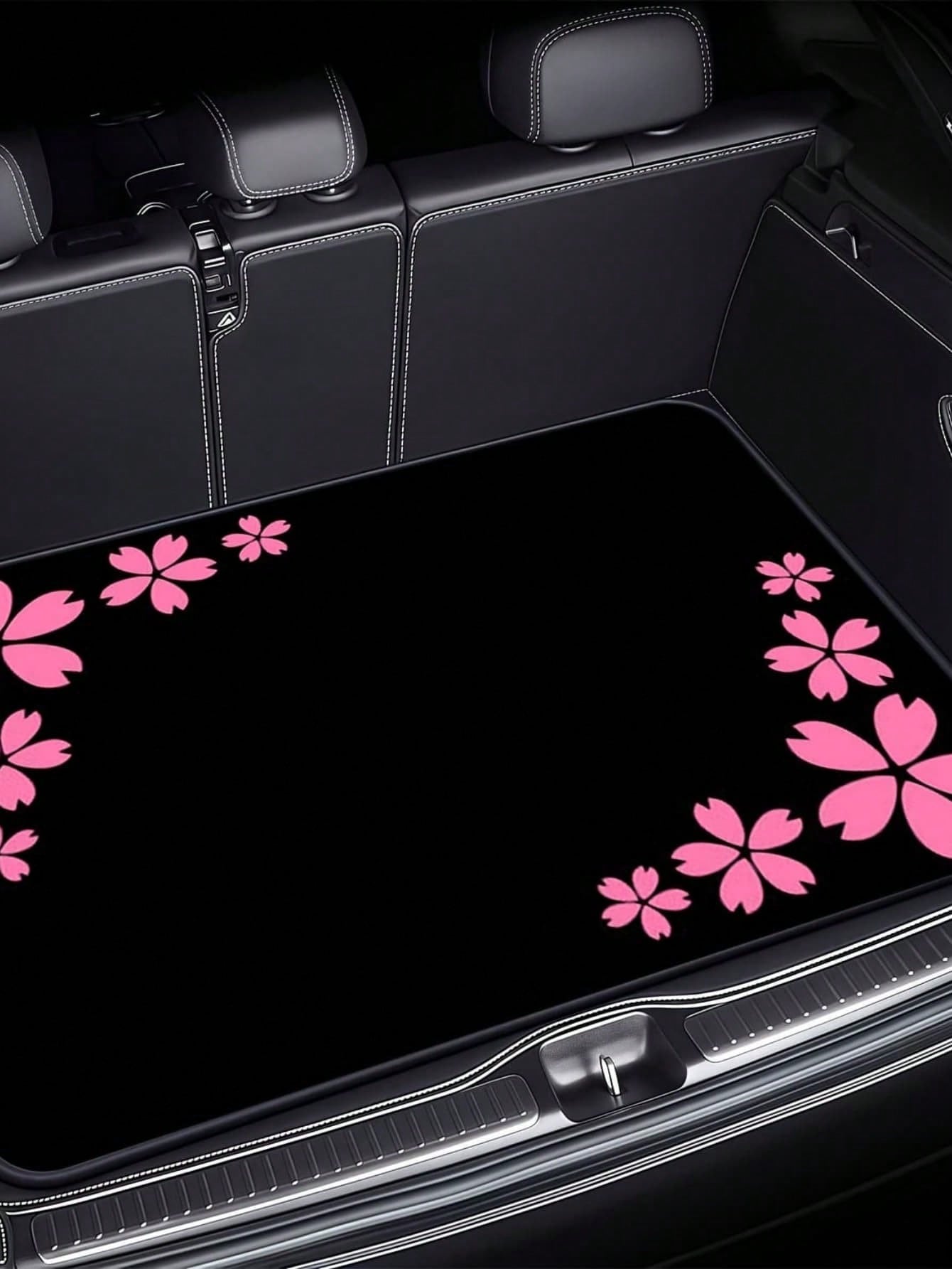 Item Picture 1pc Of Car Trunk Mat With A Pink Pet Friendly Reduces Odors Your Vehicle Clean Suitable For Sedans Suvs Cuvs And Other Models.Jpg200G Pet Trunk Mat, Car Cargo Box Mat, Universal Siz