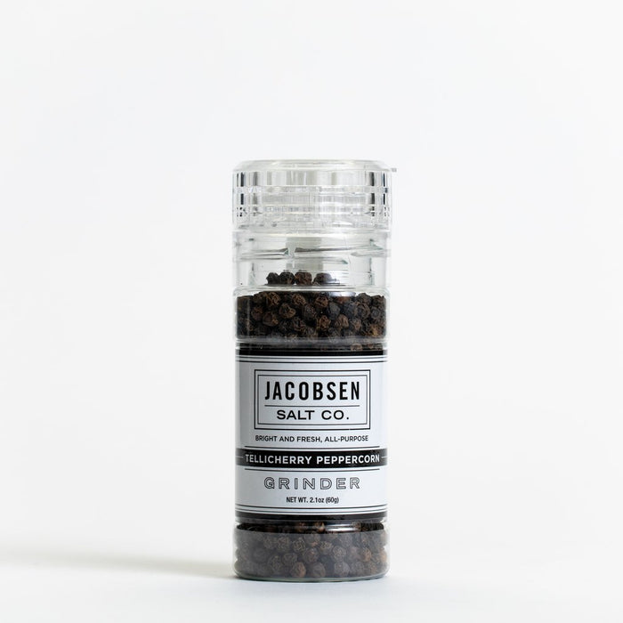 Jacobsen Salt Co.- Tellicherry Peppercorn Grinder