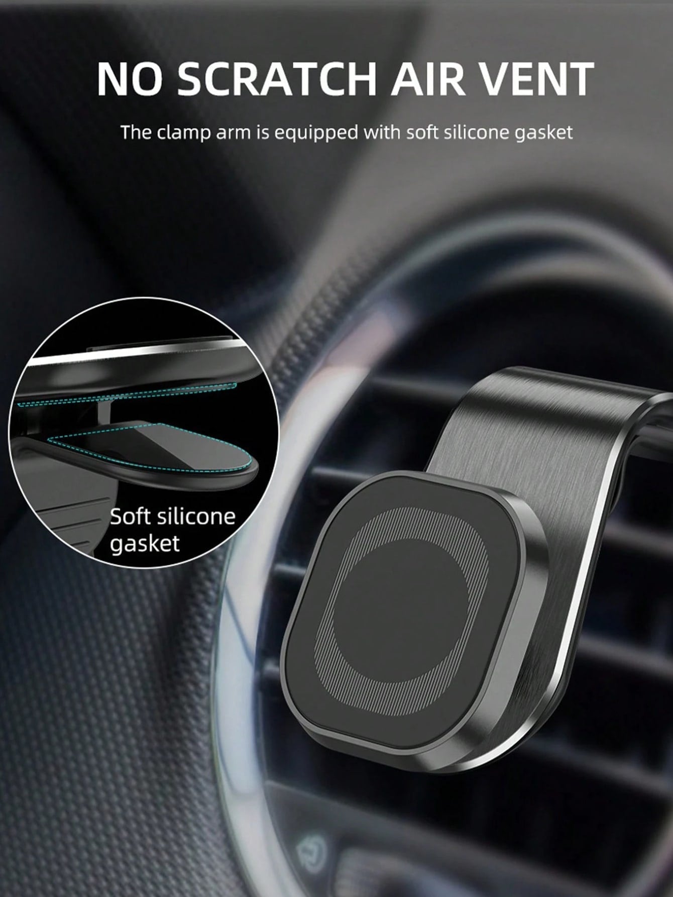 Magnetic Car Phone Holder: Strong Magnetic Mount Designed For Car Air Vents, Compatible With All Phones. Ideal Gift For Family And Friends, Suitable For Holidays And Various Other Occasions.