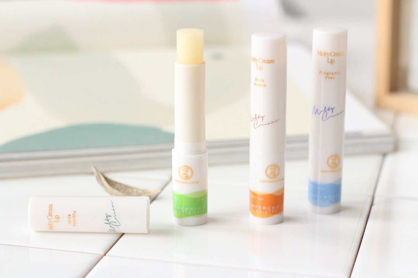 Mentholatum Melty Cream Lip Balm Rich Honey