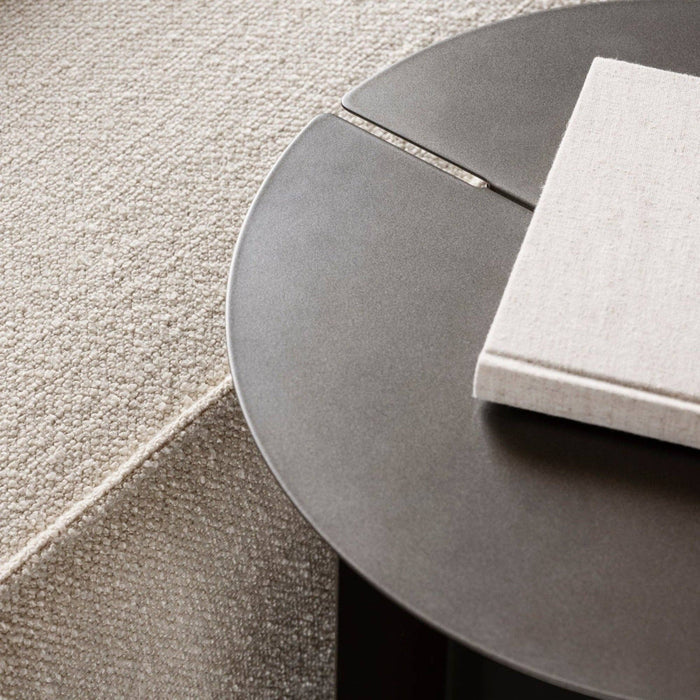 ORU Modern Side Table - Burnt Metal | Stainless Steel - Japanese Inspired