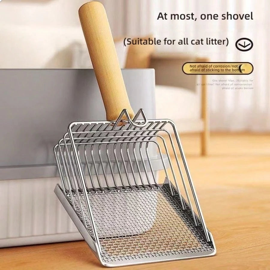 Stainless Steel Cat Litter Scoop- Rust-Resistant & Large Capacity For Hassle-Free Cat CareCrafted From Premium Stainless Steel, These Litter Scoops Boast Exceptional Rust Resistance-Ideal For Humid E