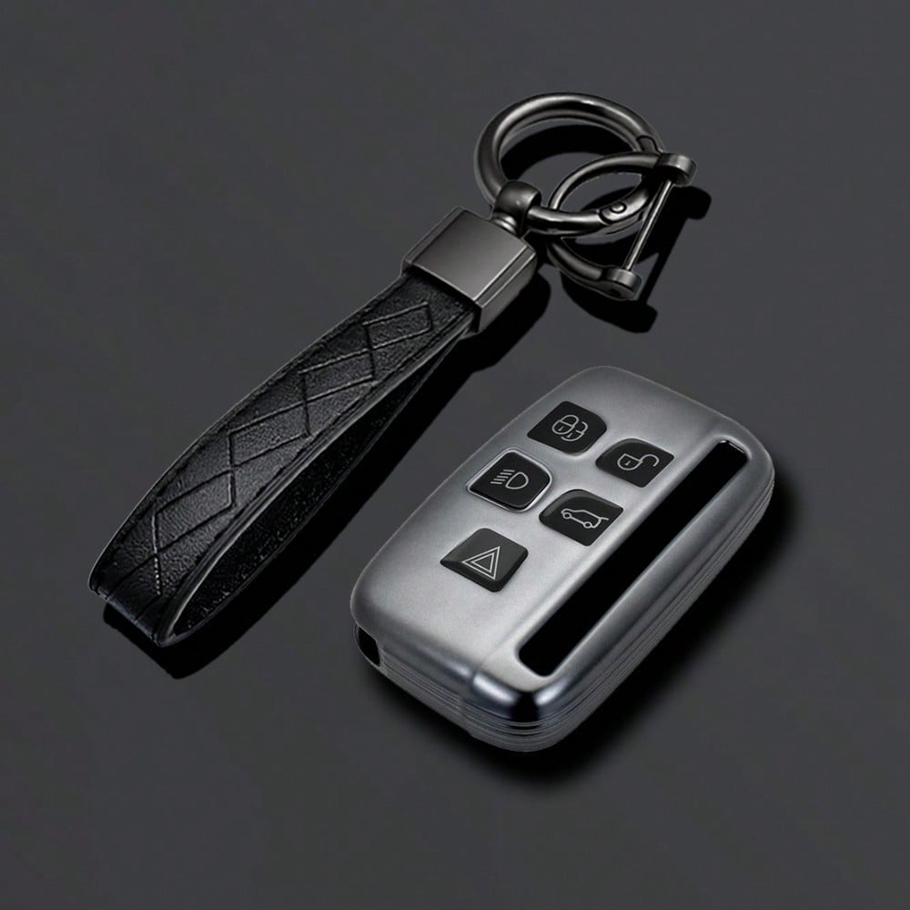 TPU Car Key Cover Compatible With Land Rover Range Rover, Range Rover Evoque, Range Rover Sport, Freelander, Discovery, Velar, XE, XF, XJ Accessories