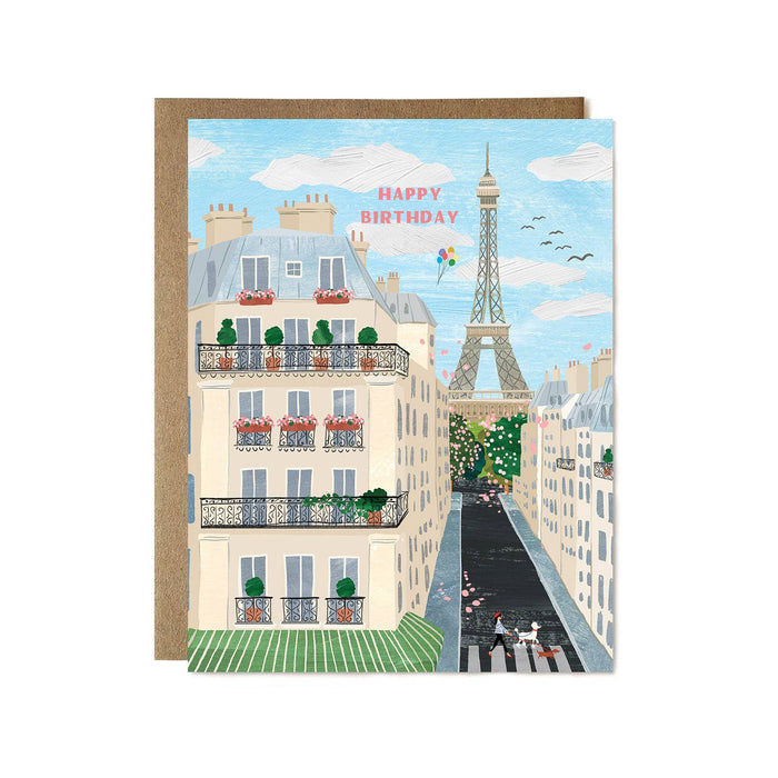 Ula Bloom - Paris Birthday Card