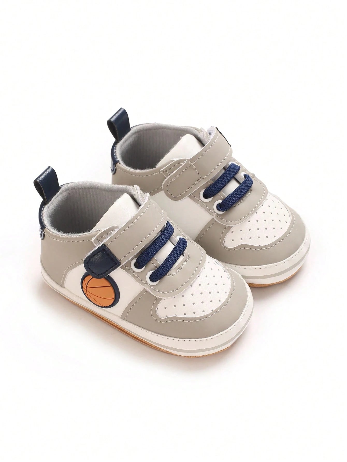 0-1 Year Old Infant Boy Fashion Sports Shoes, Newborn Toddler Soft Sole Anti-Slip Walking Shoes