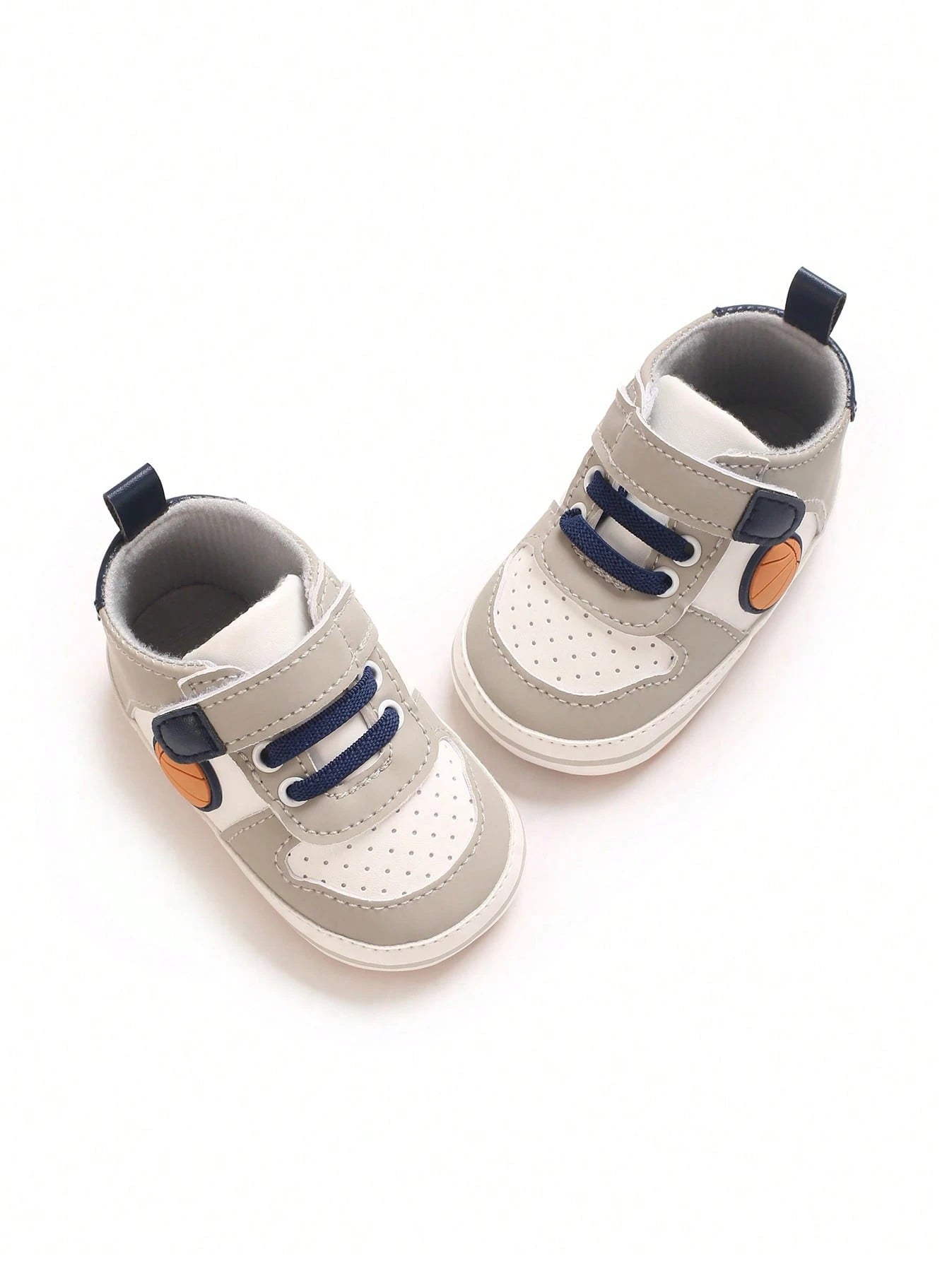 0-1 Year Old Infant Boy Fashion Sports Shoes, Newborn Toddler Soft Sole Anti-Slip Walking Shoes