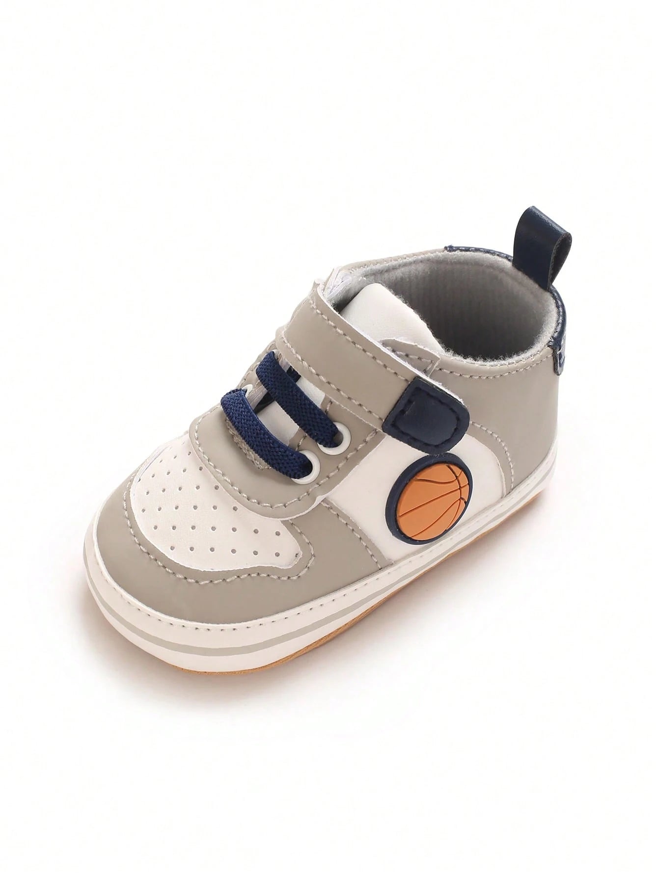 0-1 Year Old Infant Boy Fashion Sports Shoes, Newborn Toddler Soft Sole Anti-Slip Walking Shoes