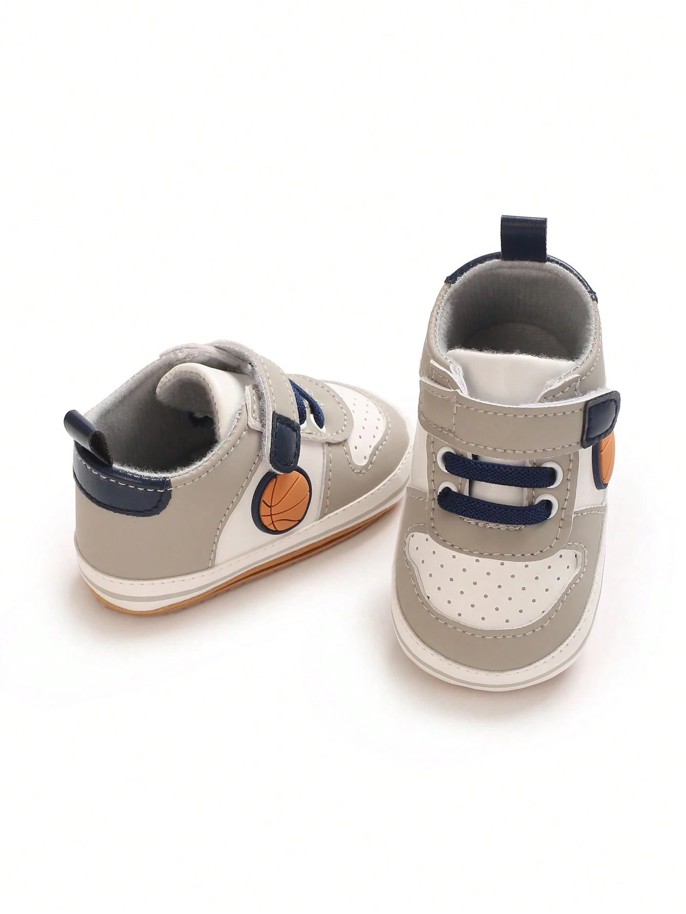 0-1 Year Old Infant Boy Fashion Sports Shoes, Newborn Toddler Soft Sole Anti-Slip Walking Shoes