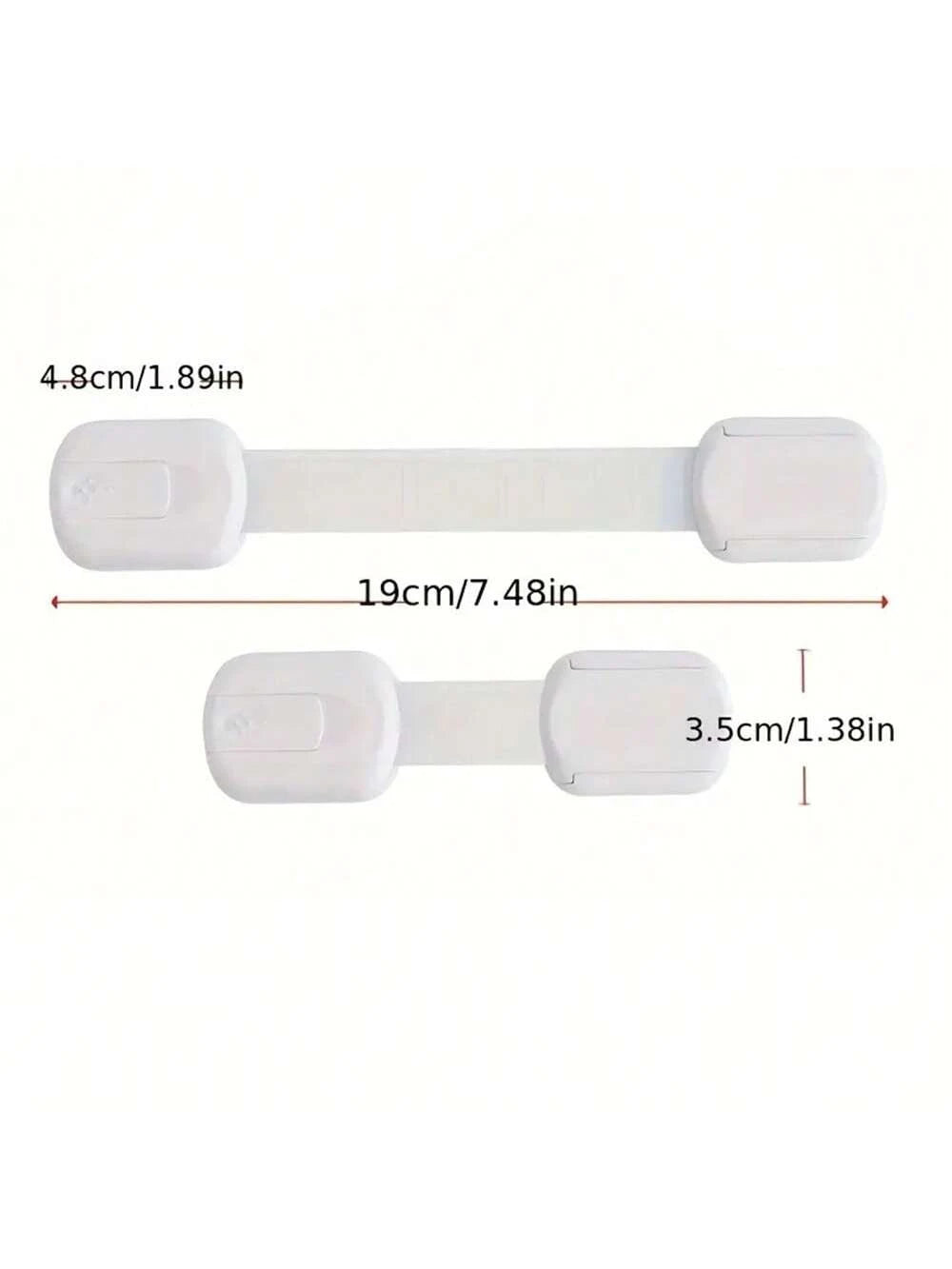 1/2/3/4/5/6/10pcs Child Belt Lock Baby Lock Multi-Purpose Child With Lock Baby Drawer Lock Adjustable Length Anti Pinch ABS Child With Lock For Cabinet Drawer Toilet Fridge