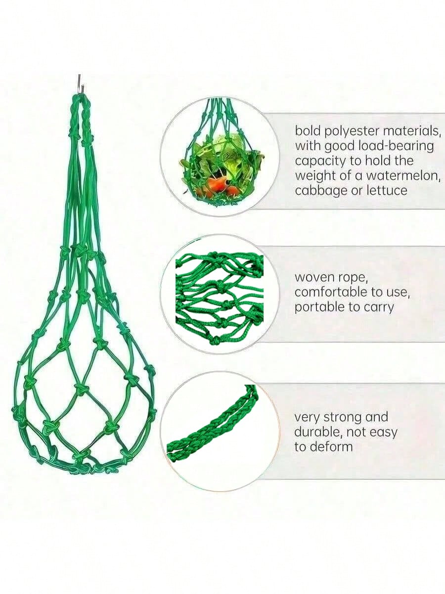 1/2/3/5pcs Randomly Colored Pet Feeder, Bag Feeding Net For Chickens, Duck And Goose Foraging Net, Hanging Fruit And Vegetable Feeder, Chicken Cage Toy