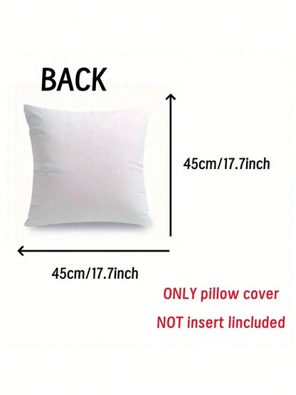 1/2/4pcs Vintage Style Maltese Dog Pillow Cover, Single-Sided Print, Machine Washable, Zipper Closure, Woven Polyester, Decorative Cushion Case For Various Room Types- Ideal For Christmas, New Year