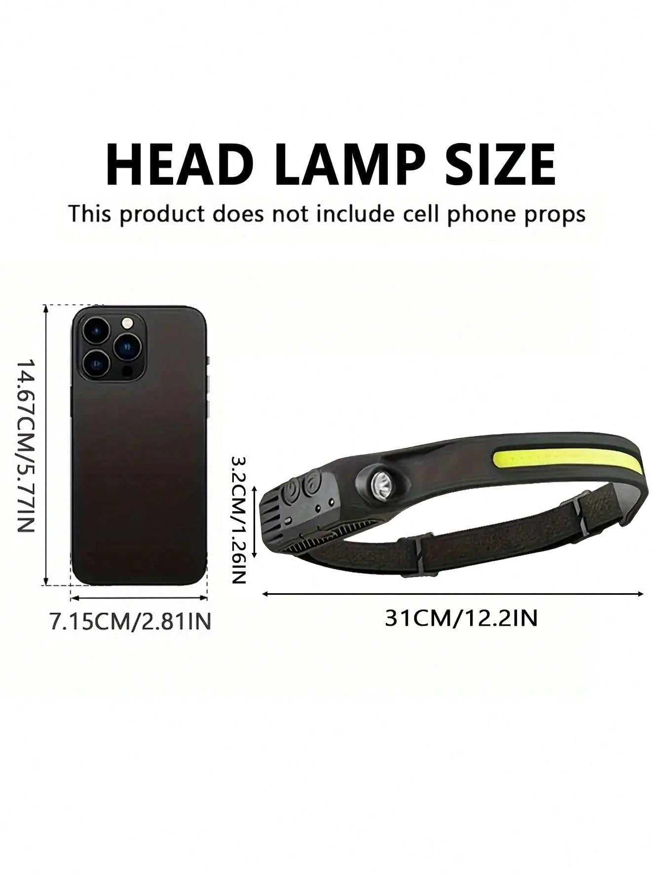 1/2/4pcs Waterproof Rechargeable Headlamp, 5 Ultra-Bright LED Lights, 4 Lighting Modes, Built-In 18650 Lithium Battery 600mAh, Powerful Flashlight, Suitable For Fishing, Night Riding, Adjustable Head