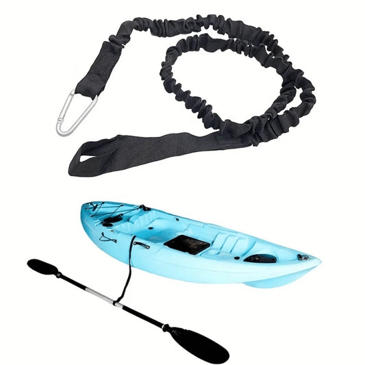 1/2 Kayak Paddle Leash, Paddle Anti-Loss Rope, High Visibility Durable Coiled Lanyard With Safety Hook, Anti-Loss Safety Fixing Accessory, Suitable For Canoes And Kayaks, Assault Boat Foot Rope, Canoe