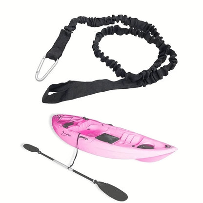 1/2 Kayak Paddle Leash, Paddle Anti-Loss Rope, High Visibility Durable Coiled Lanyard With Safety Hook, Anti-Loss Safety Fixing Accessory, Suitable For Canoes And Kayaks, Assault Boat Foot Rope, Canoe
