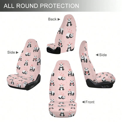 1/ 2 Pcs Moon Phase Floral Print Car Seat Covers, Breathable & Comfortable, Easy To Install & Clean, All-Around Seat Protection, Compatible With Most Vehicle Models, Celestial Boho Style, Automotive