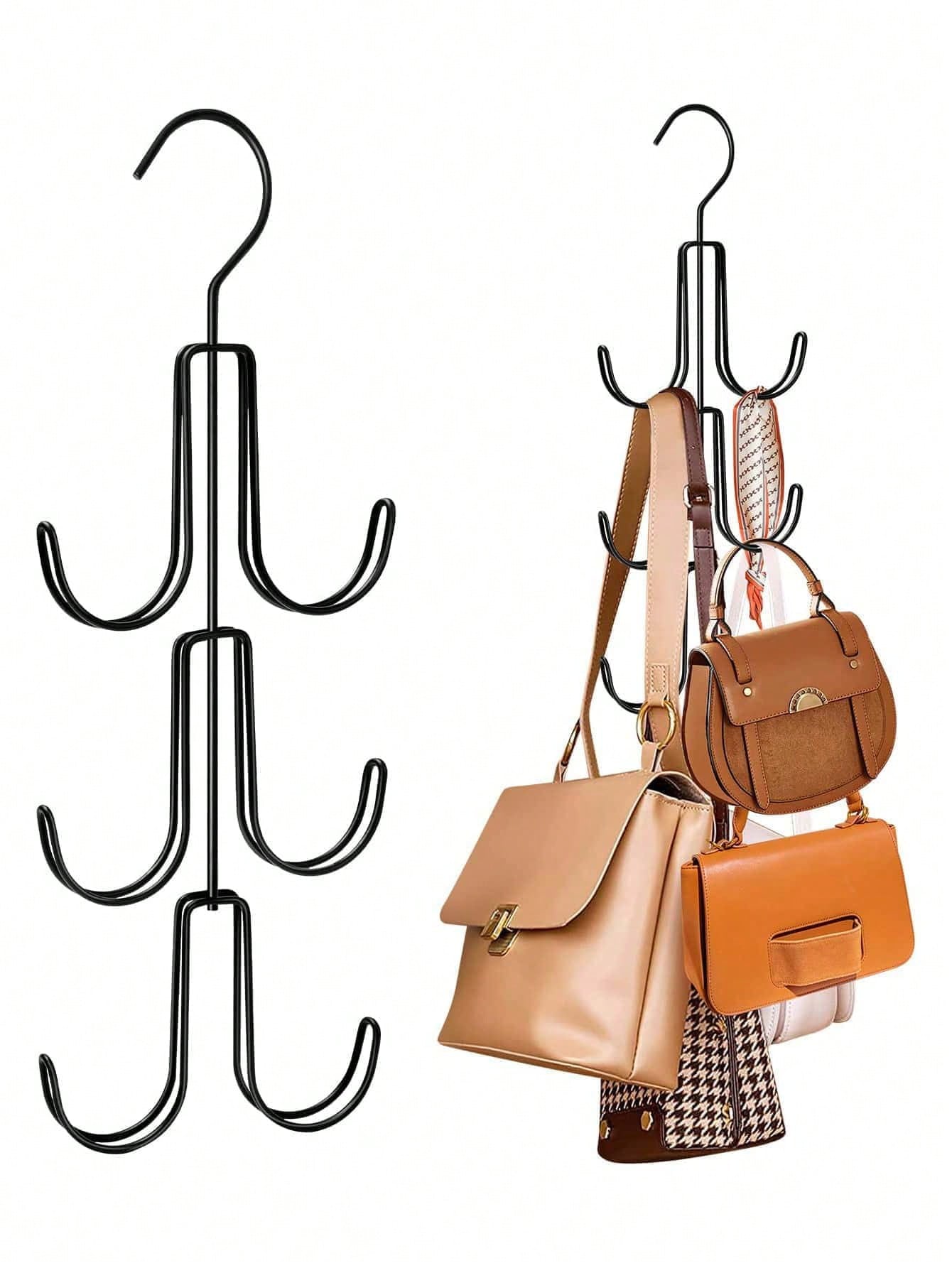 1/2pcs Bag Rack Hooks Multi-Function Belt Tie Strap Hanger Hook, Gender Reveal Party, Perfect For Birthdays, Weddings, Parties, The Perfect Gift For Colleagues, Friends, And Family, Back To School