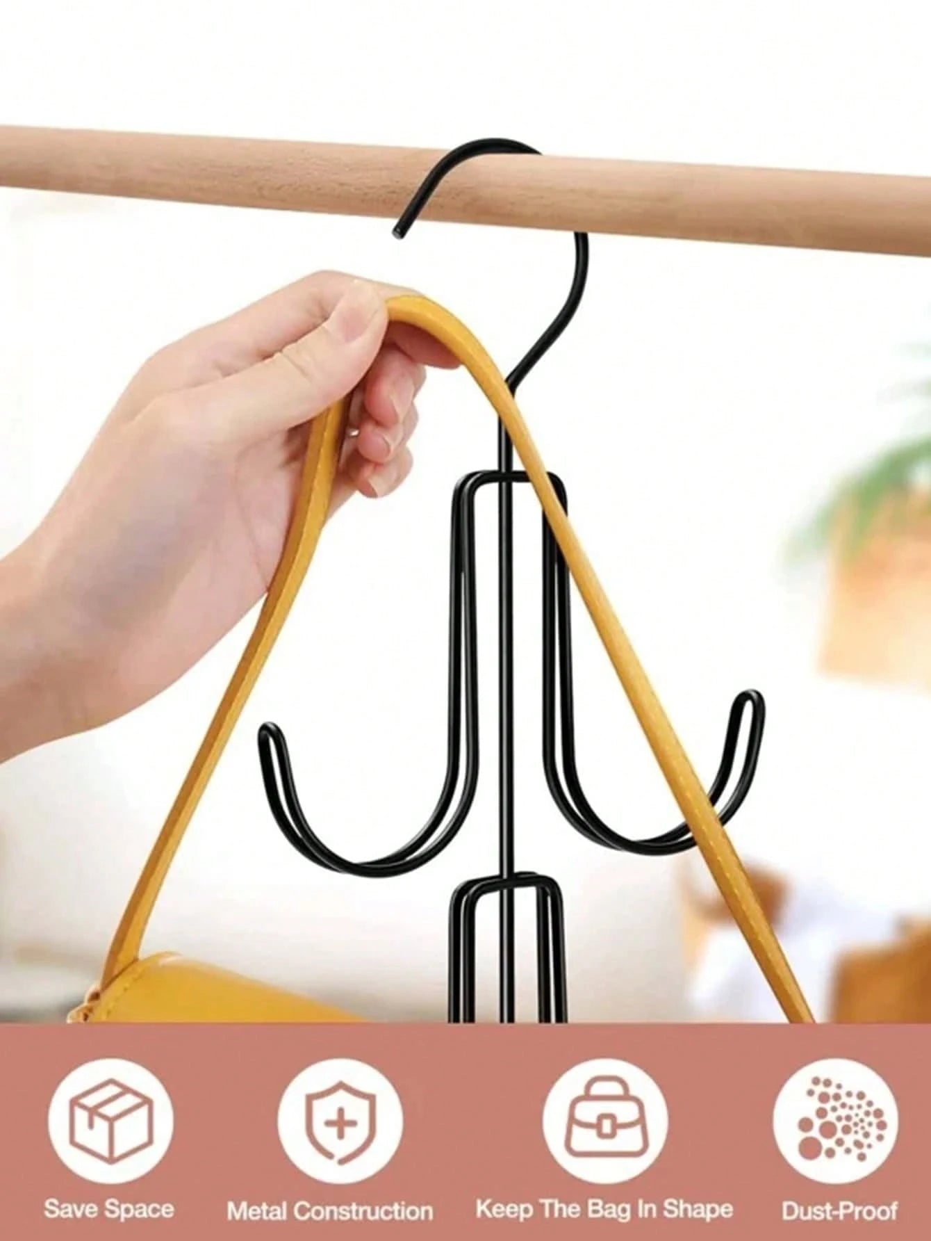 1/2pcs Bag Rack Hooks Multi-Function Belt Tie Strap Hanger Hook, Gender Reveal Party, Perfect For Birthdays, Weddings, Parties, The Perfect Gift For Colleagues, Friends, And Family, Back To School