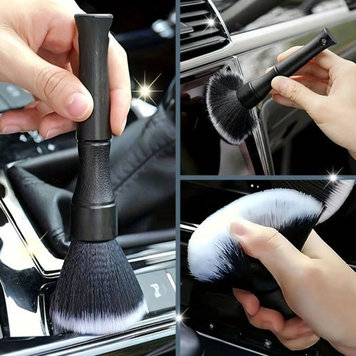 1/2pcs Car Air Vent Dusting Brush, Long And Short Styles Available, Gap Cleaning Brush With Soft Bristles, Non-Scratch Interior, Deep Crevice Dust And Dirt Removal