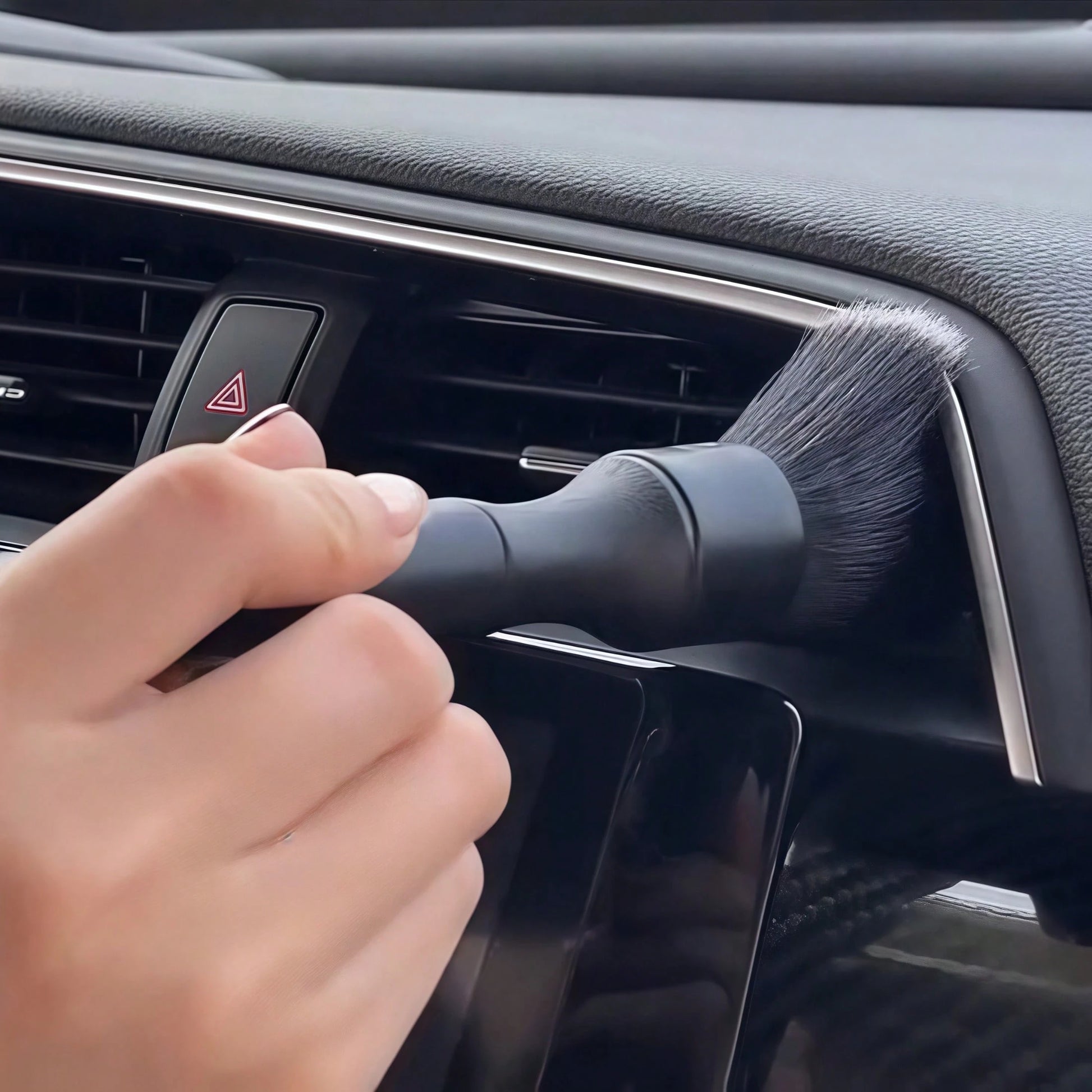 1/2pcs Car Air Vent Dusting Brush, Long And Short Styles Available, Gap Cleaning Brush With Soft Bristles, Non-Scratch Interior, Deep Crevice Dust And Dirt Removal