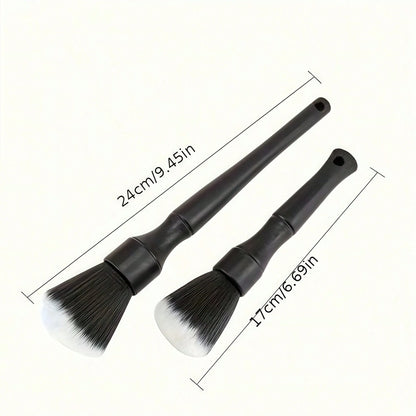 1/2pcs Car Air Vent Dusting Brush, Long And Short Styles Available, Gap Cleaning Brush With Soft Bristles, Non-Scratch Interior, Deep Crevice Dust And Dirt Removal