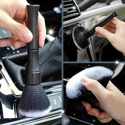 1/2pcs Car Air Vent Dusting Brush, Long And Short Styles Available, Gap Cleaning Brush With Soft Bristles, Non-Scratch Interior, Deep Crevice Dust And Dirt Removal