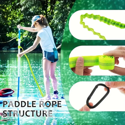 1/2pcs Kayak Paddle Lanyard- High Visibility Durable Coiled Lanyard With Hook, Anti-Loss Fixing Accessory, Kayaking Supplies, Suitable For Canoe And Kayak, Assault Boat Foot Rope, Boat Accessories, I