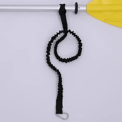 1/2pcs Kayak Paddle Lanyard- High Visibility Durable Coiled Lanyard With Hook, Anti-Loss Fixing Accessory, Kayaking Supplies, Suitable For Canoe And Kayak, Assault Boat Foot Rope, Boat Accessories, I