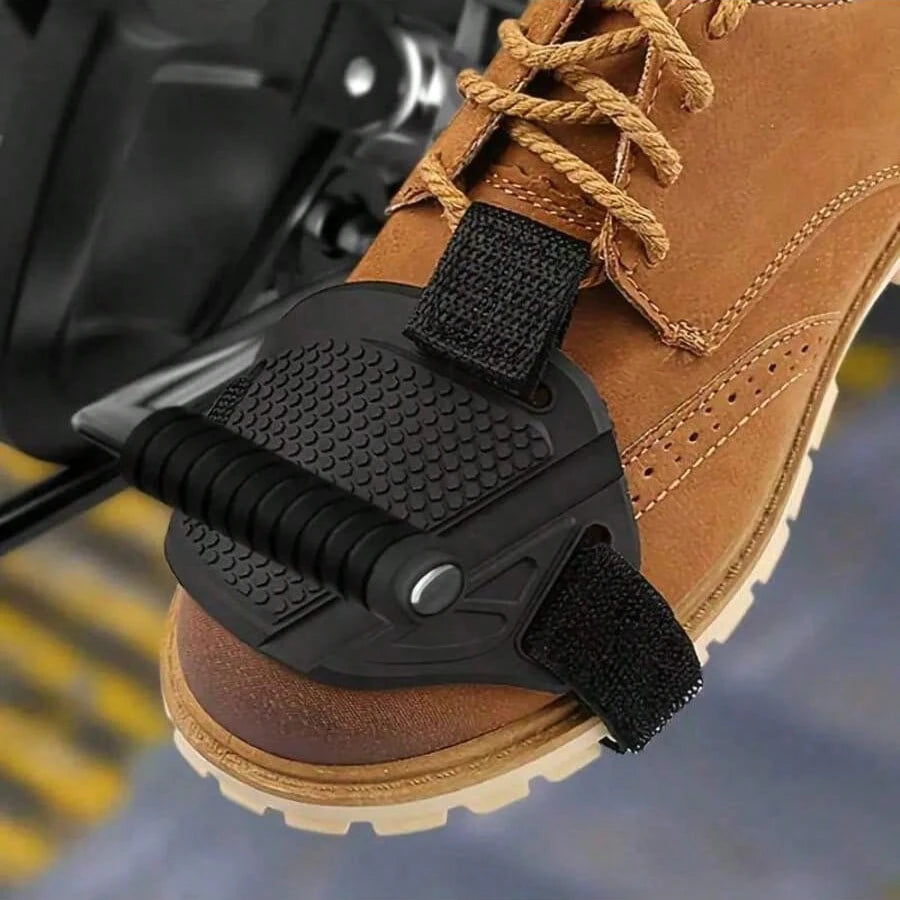 1/2pcs Motorcycle Gear Shift Shoe Cover Pad, Riding Gear Shift Lever Pad, Honeycomb Anti-Slip Shoe Face Protective Cover
