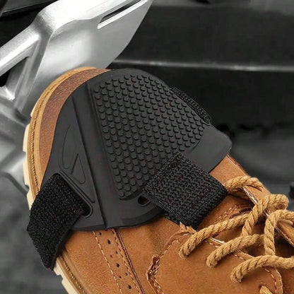 1/2pcs Motorcycle Gear Shift Shoe Cover Pad, Riding Gear Shift Lever Pad, Honeycomb Anti-Slip Shoe Face Protective Cover