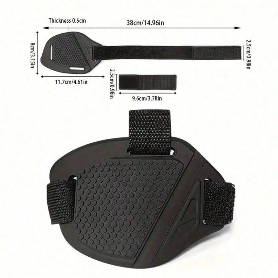 1/2pcs Motorcycle Gear Shift Shoe Cover Pad, Riding Gear Shift Lever Pad, Honeycomb Anti-Slip Shoe Face Protective Cover