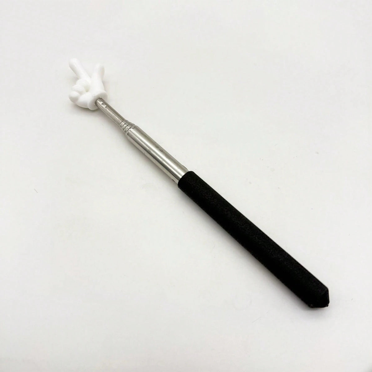 1/2Pcs Telescopic Teachers Pointer, Extendable Hand Pointer Finger Pointer Stick, Mini Retractable Classroom Pointer For Elementary School Kindergarten Teacher, Classroom Supplies (Black), Back To Sch