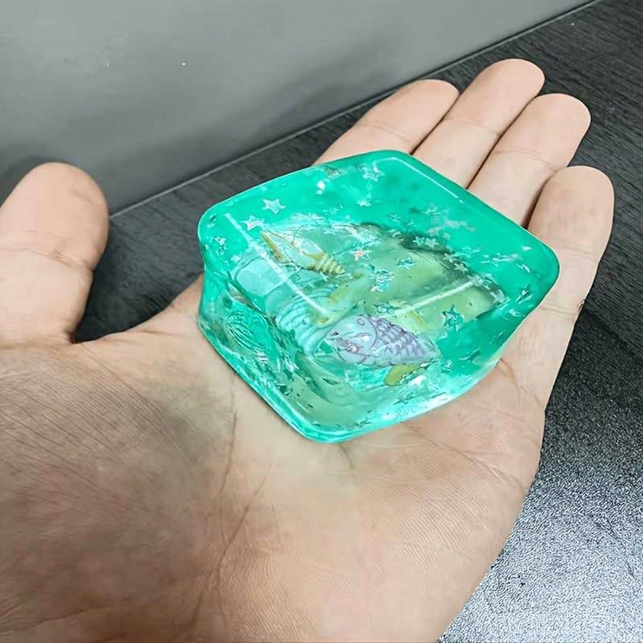 1 3D Cartoon Decoration Simulation Cube| Infinite Squeezing Toy, Mixed Colors, Perfect For Easter, Halloween, Christmas, Birthdays, Giving Gifts, And School Prizes.