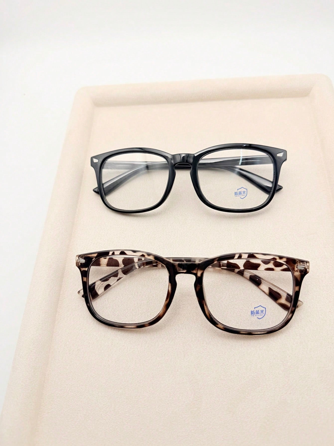 1/3pcs Anti-Blue Light Glasses, Suitable For Computer Reading/Gaming/TV/Mobile, Unisex, Relieve Eye Fatigue, Multiple Colors Available (Black Glasses, Leopard Print Glasses, Transparent Glasses, Etc.)