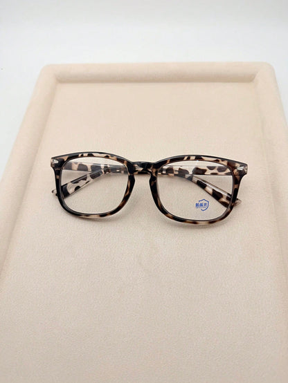 1/3pcs Anti-Blue Light Glasses, Suitable For Computer Reading/Gaming/TV/Mobile, Unisex, Relieve Eye Fatigue, Multiple Colors Available (Black Glasses, Leopard Print Glasses, Transparent Glasses, Etc.)