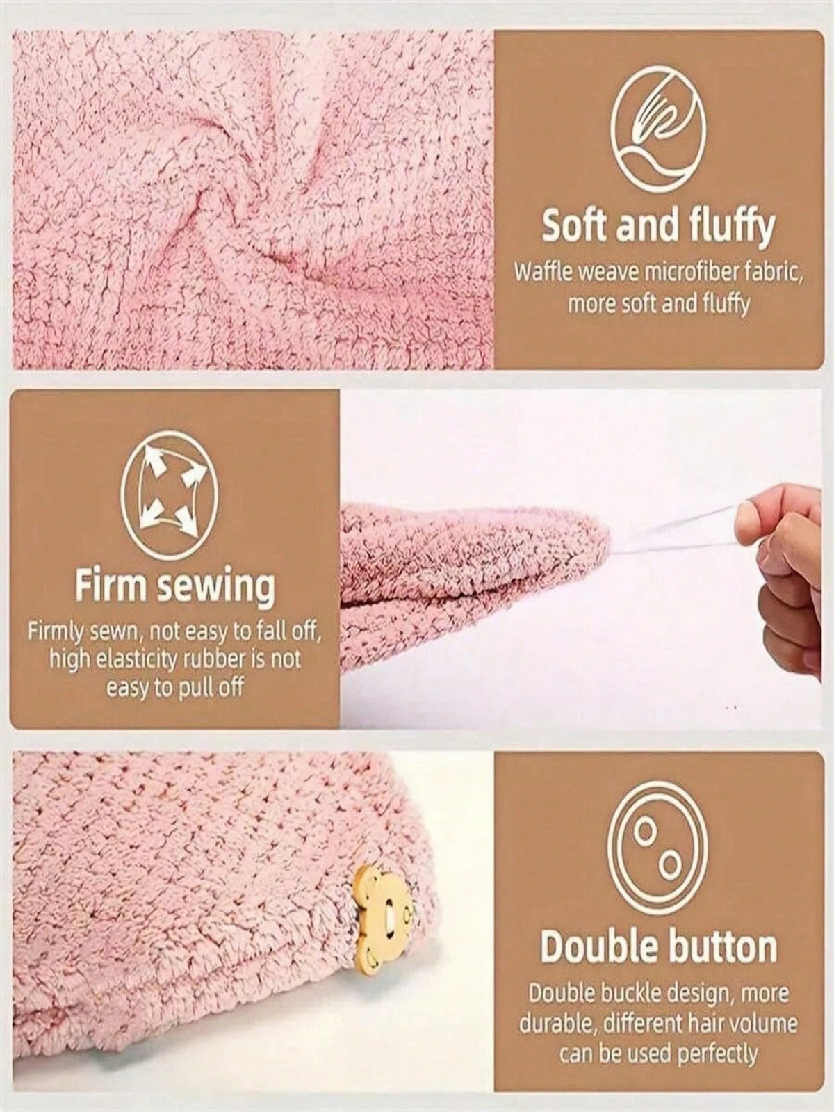 1/3pcs Microfiber Hair Towel, Hair Cap, Premium Quick Drying Super Absorbent Ultra Soft Comfortable Hair Turban Wrap For Frizzy Curly Damaged Hair, Bathroom Home Travel Gym Essentials(Multicolor Set)