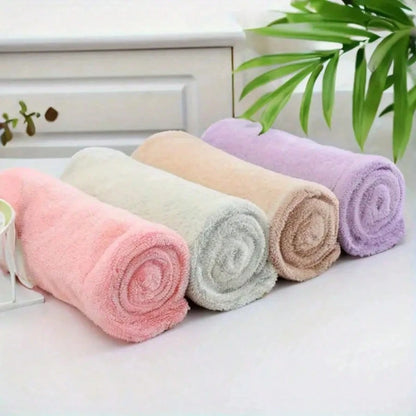 1-5pcs Women's Dry Hair Cap, Dry Hair Towel, Soft And Comfortable, Quick-Drying, Suitable For All Seasons